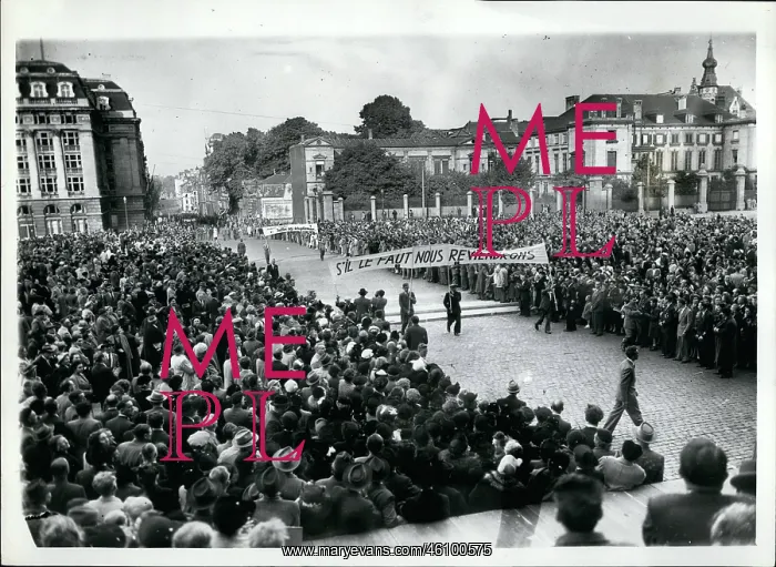 : Demonstration by patriotic organisations, Brussels : Demonstration by patriotic organisations, Brussels