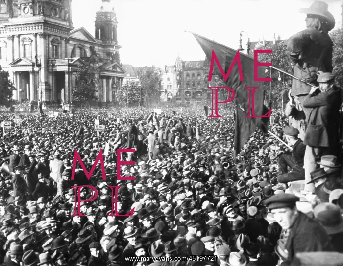 : Demonstration against peace terms in 1919 : Demonstration against peace terms in 1919