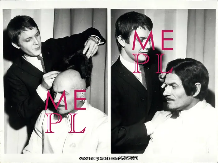  : Demonstration of perfect wigs for the bald, Paris