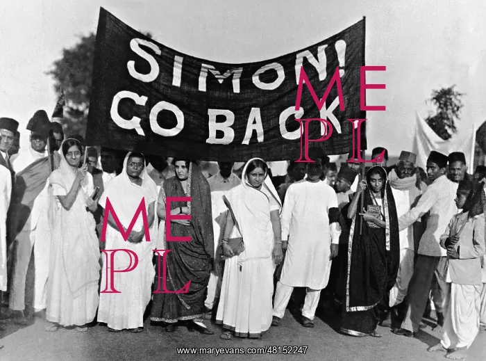 : Demonstration in Poona against British colonial rule, 1928 : Demonstration in Poona against British colonial rule, 1928