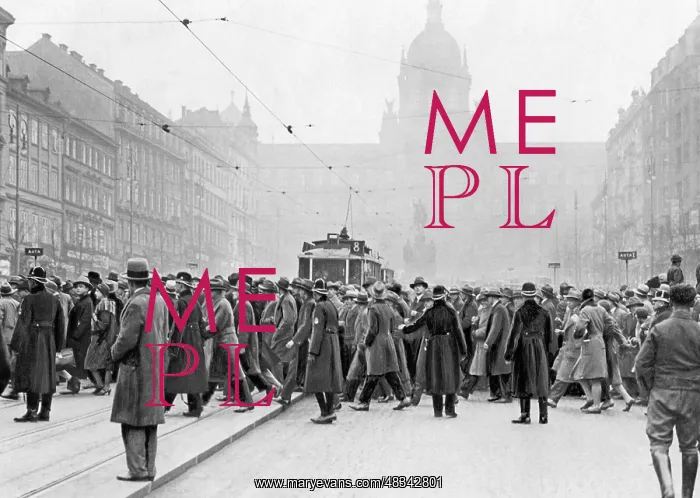 : Demonstration in Prague, 1929 : Demonstration in Prague, 1929