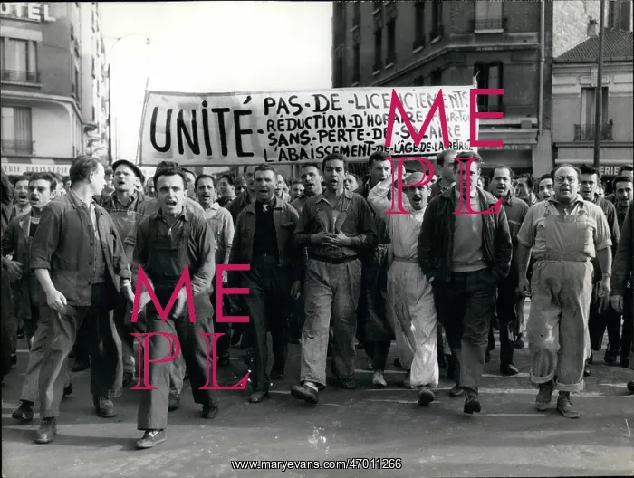 : Demonstration by Renault workers in France : Demonstration by Renault workers in France