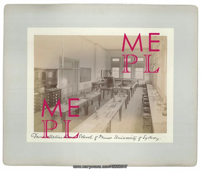 : Demonstration Room, New School of Mines, Sydney University : Demonstration Room, New School of Mines, Sydney University