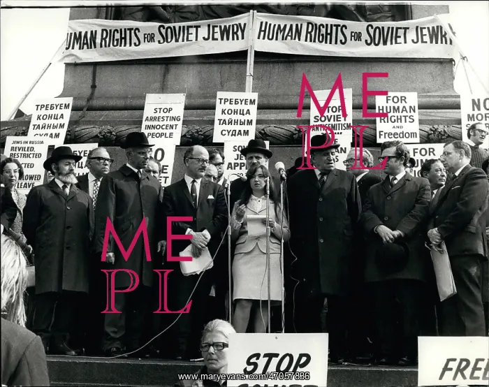 : Demonstration against Soviet anti-semitism, London : Demonstration against Soviet anti-semitism, London