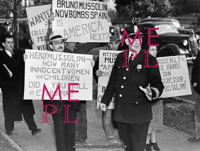 : Demonstration against the Spanish Civil War, 1937 : Demonstration against the Spanish Civil War, 1937