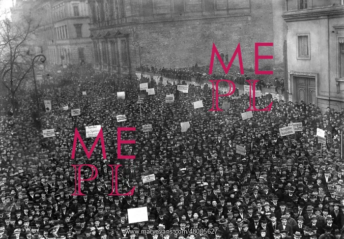 : Demonstration of the SPD, 1919 : Demonstration of the SPD, 1919