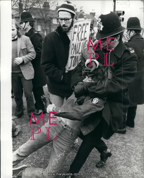 : Demonstration in support of Pauline Jones, London : Demonstration in support of Pauline Jones, London