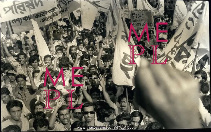 : Demonstration in support of student charter, Calcutta, India : Demonstration in support of student charter, Calcutta, India