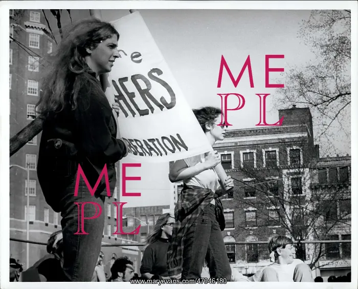 : Demonstration supporting Black Panthers, New Haven, USA : Demonstration supporting Black Panthers, New Haven, USA