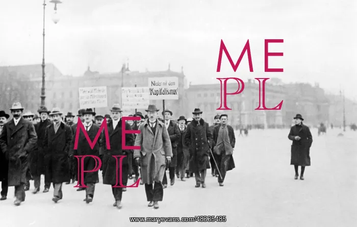 : Demonstration of the tenant association, 1920 : Demonstration of the tenant association, 1920
