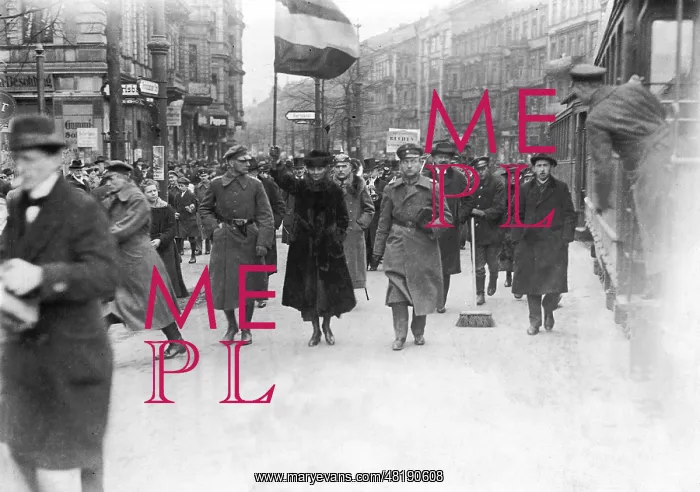 : Demonstration against the Treaty of Versailles, 1919 : Demonstration against the Treaty of Versailles, 1919