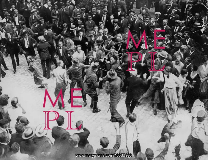 : Demonstration of the unemployed, 1932 : Demonstration of the unemployed, 1932