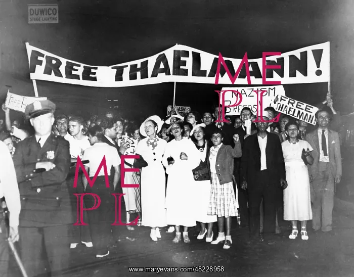 : Demonstration in the United States for Ernst Thaelmann : Demonstration in the United States for Ernst Thaelmann