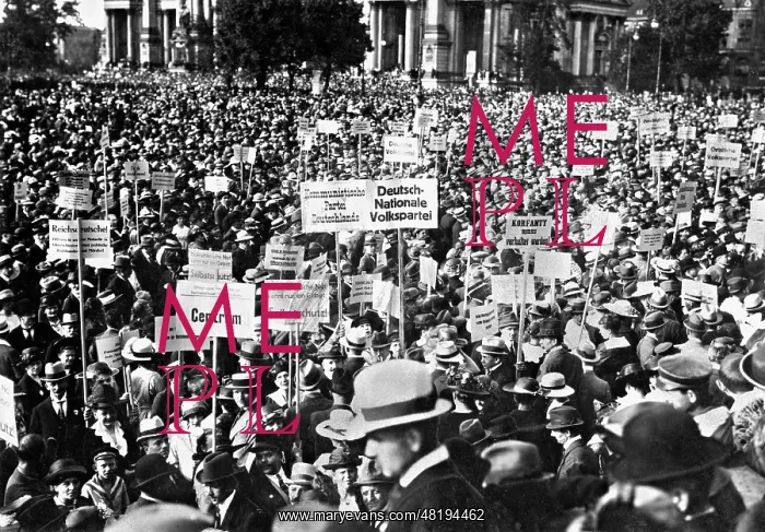 : Demonstration for Upper Silesia in Berlin, 1921 : Demonstration for Upper Silesia in Berlin, 1921