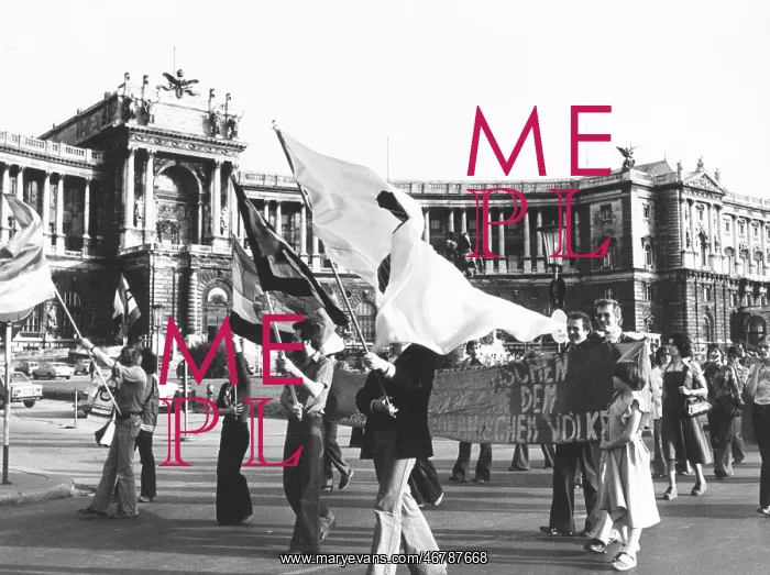 : Demonstration at Vienna's Heldenplatz 1977 : Demonstration at Vienna's Heldenplatz 1977