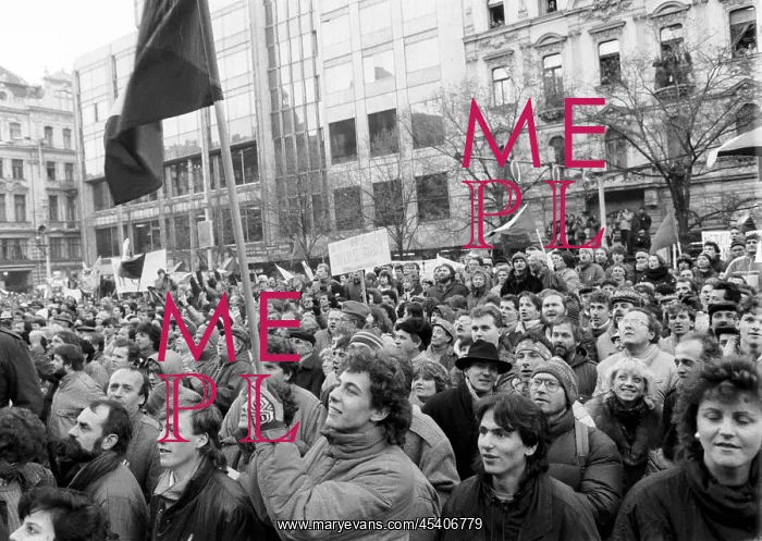 : Demonstration - Wenceslas square : Demonstration - Wenceslas square