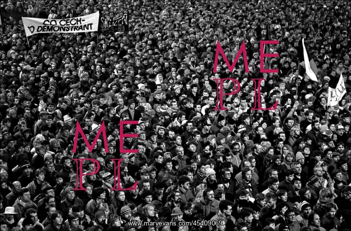 : Demonstration - Wenceslas Square : Demonstration - Wenceslas Square