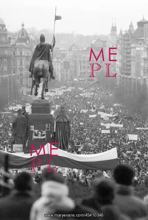 : Demonstration - Wenceslas Square : Demonstration - Wenceslas Square