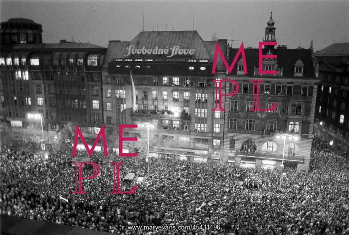 : Demonstration - Wenceslas square : Demonstration - Wenceslas square