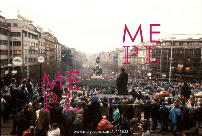 : Demonstration - Wenceslas square : Demonstration - Wenceslas square