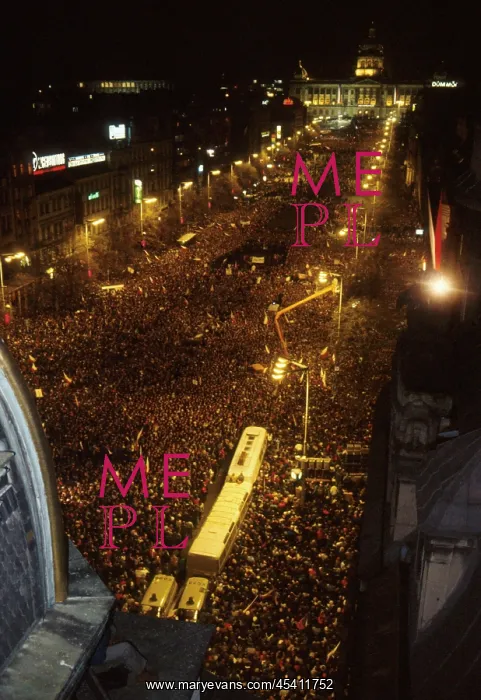 : Demonstration - Wenceslas square : Demonstration - Wenceslas square