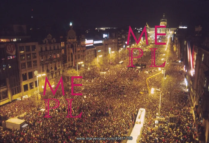 : Demonstration - Wenceslas square : Demonstration - Wenceslas square