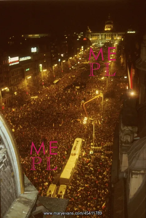 : Demonstration - Wenceslas square : Demonstration - Wenceslas square