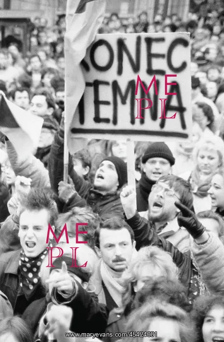 : Demonstration - Wenceslas Square : Demonstration - Wenceslas Square