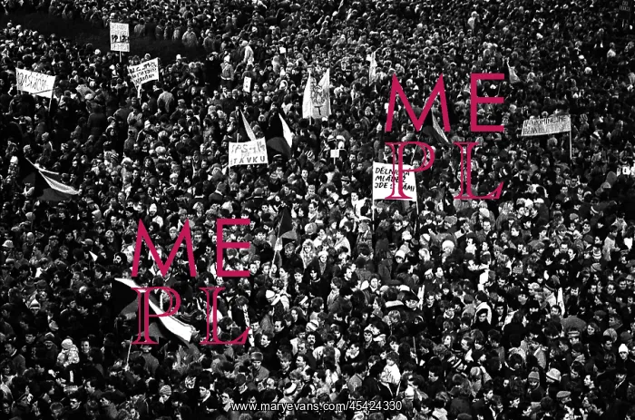 : Demonstration - Wenceslas Square : Demonstration - Wenceslas Square