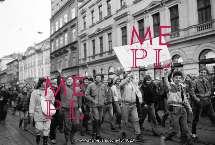 : Demonstration - workers - CKD - Praga - march : Demonstration - workers - CKD - Praga - march