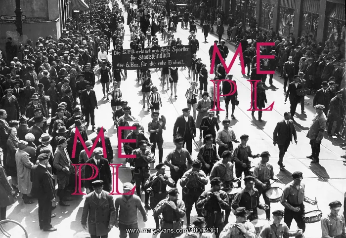 : Demonstrations on the 1st of May in the Berlin, 1930 : Demonstrations on the 1st of May in the Berlin, 1930