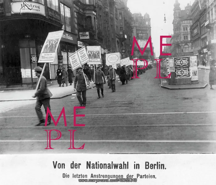 : Demonstrations of the parties before the national election : Demonstrations of the parties before the national election