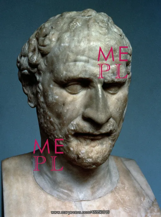  : Demosthenes (384-322 BC). Bust