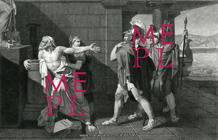 : DEMOSTHENES SUICIDE : DEMOSTHENES SUICIDE