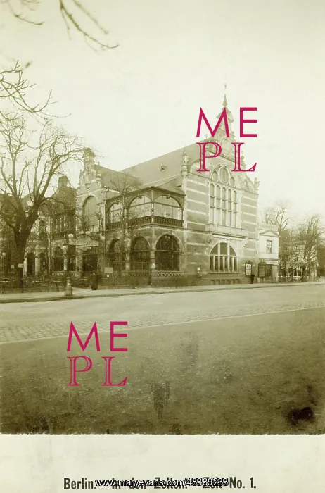 : The In den Zelten in Berlin, around 1910 : The In den Zelten in Berlin, around 1910