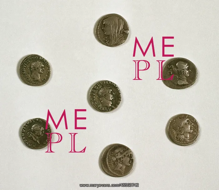 : Denarius. Roman silver coin. Adverse. Roman emperors. Effigi : Denarius. Roman silver coin. Adverse. Roman emperors. Effigi