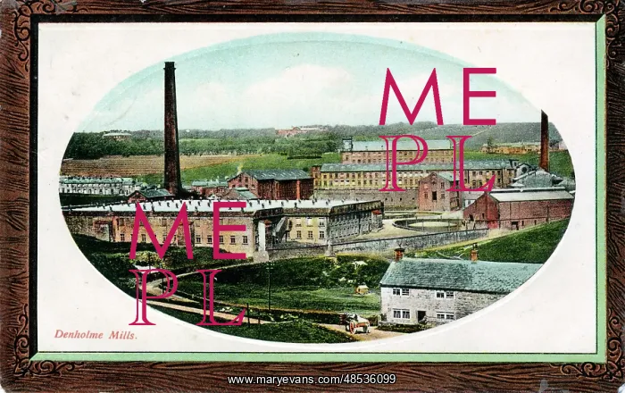: Denholme Mills, Denholme, Yorkshire : Denholme Mills, Denholme, Yorkshire