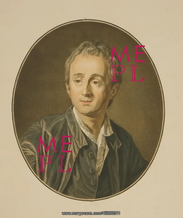 : Denis Diderot, head-and-shoulders portrait, facing slightly : Denis Diderot, head-and-shoulders portrait, facing slightly