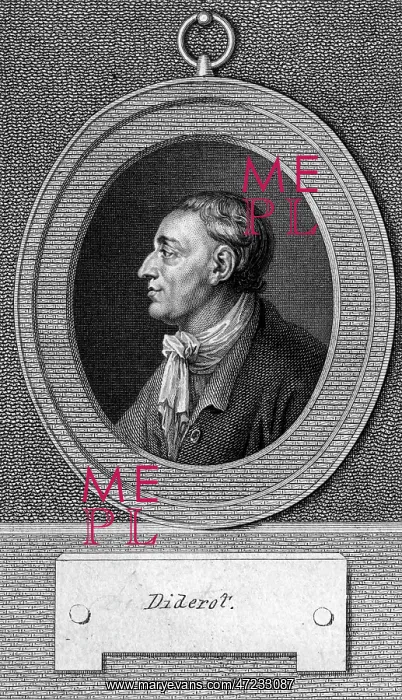 : DENIS DIDEROT / OVAL PIC : DENIS DIDEROT / OVAL PIC