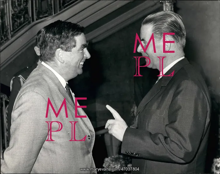 : Denis Healey and Dr Schroeder of West Germany : Denis Healey and Dr Schroeder of West Germany