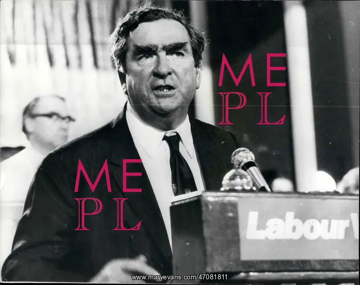 : Denis Healey at Labour Party conference, Blackpool : Denis Healey at Labour Party conference, Blackpool