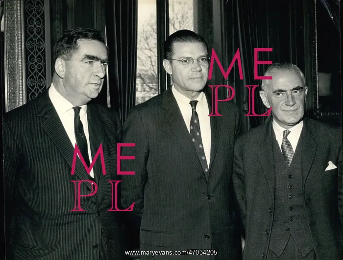 : Denis Healey, Robert McNamara and Michael Stewart : Denis Healey, Robert McNamara and Michael Stewart