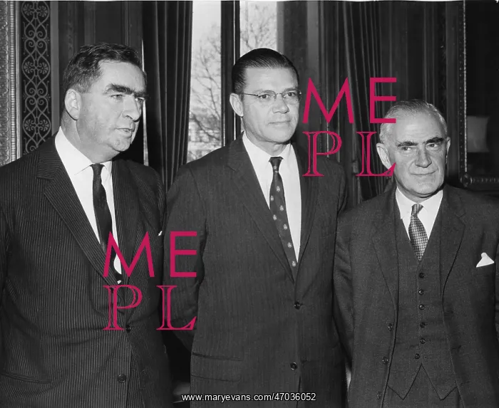 : Denis Healey, Robert McNamara and Michael Stewart : Denis Healey, Robert McNamara and Michael Stewart