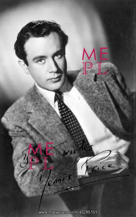 : DENNIS PRICE / SIGNED : DENNIS PRICE / SIGNED