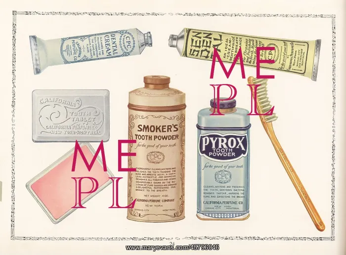 : Dental products from CPC, 1927 : Dental products from CPC, 1927