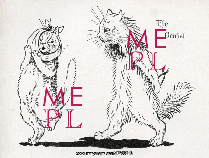 : The Dentist part 1, Louis Wain Cats : The Dentist part 1, Louis Wain Cats