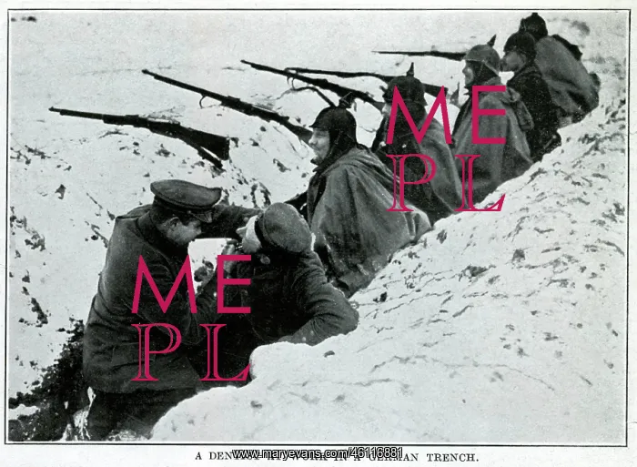 : Dentist at work in a German trench : Dentist at work in a German trench