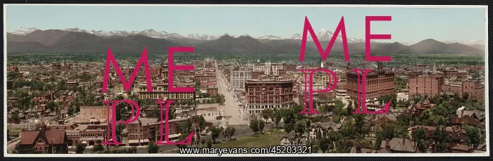 : Denver, Colorado, photochrom by William ? : Denver, Colorado, photochrom by William ?