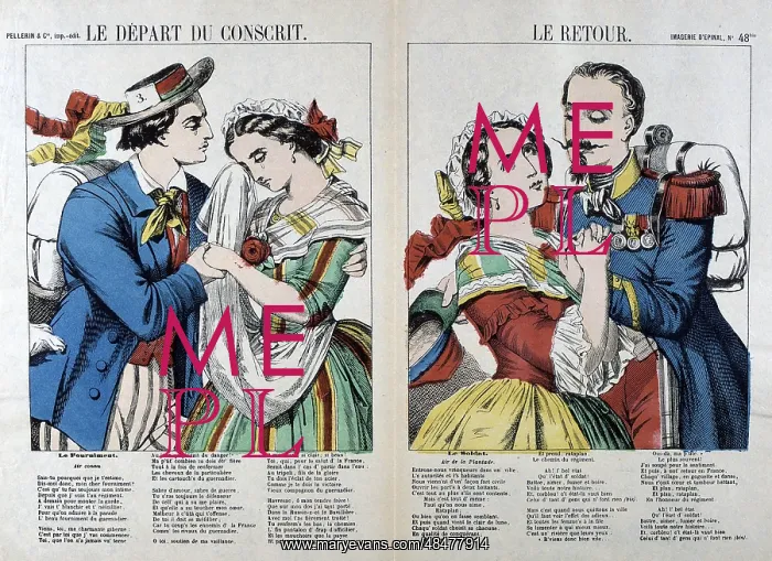 : Departure of the Conscript. The Return. 19th : Departure of the Conscript. The Return. 19th