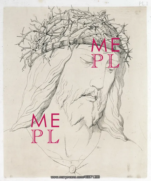 : Depiction of Christ wearing Crown of Thorns : Depiction of Christ wearing Crown of Thorns